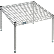 Nexelate Silver Epoxy Wire Dunnage Rack – Wire, Silver, Model P2424EP