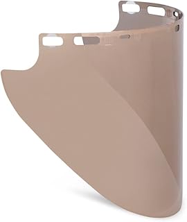 Jackson Safety Heat Resistant Face Shield Window - Gold, Aluminum, & Thermal Reflective - Polycarbonate, Anti-Scratch, High Heat (10"x20"x0.075")
