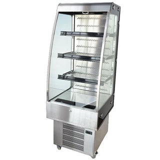 27" Open Refrigerated Display Case by Omcan – Stainless Steel, Model RTS-250L