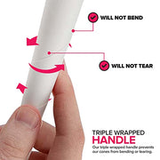 Stock Your Home Cones / 6.2992 cm / White Cotton Candy