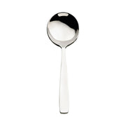Browne Round Soup Spoon-Modena Series [Set of 12] by Browne Foodservice – 7-Inch, Stainless Steel, Silver, Pack of 12, Model 503013