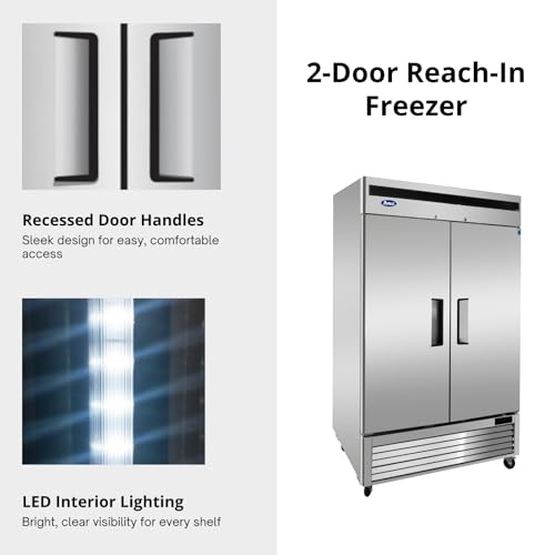 Atosa 43.8 cu. ft. / Stainless Steel / 43.8 cubic_feet Freezers