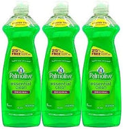 Palmolive Essential Clean Liquid Dish Soap, Original - 16 Fluid Ounce, Green (3 Bottles)