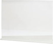 HUBERT® Clear Acrylic Horizontal T-Base Easel - 11" L x 2 1/2" W x 8 1/2" H