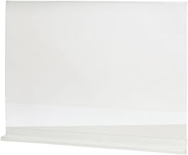 HUBERT® Clear Acrylic Horizontal T-Base Easel - 11" L x 2 1/2" W x 8 1/2" H