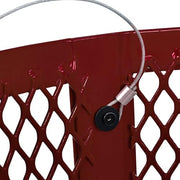 Global Industrial Red / 23.5 inches (Diameter) x 40 inches (Height) / Industrial Trash, Recycling & Compost