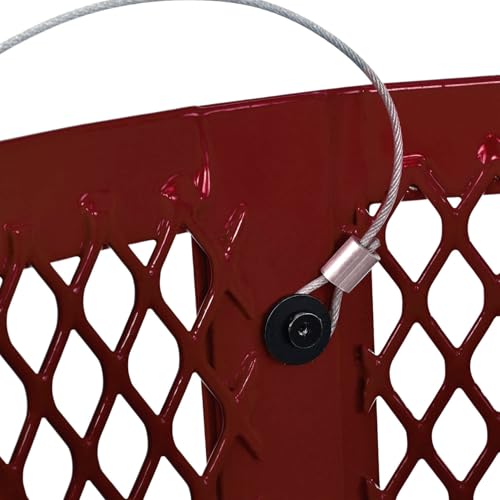 Global Industrial Red / 23.5 inches (Diameter) x 40 inches (Height) / Industrial Trash, Recycling & Compost