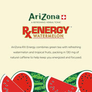 AriZona Rx Energy Watermelon / 22 Fl Oz (24 Pack) / 24 Tonic Water