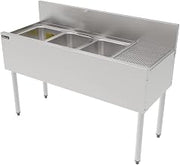 Perlick TS43L 48"W Underbar 3 Compartment Sink