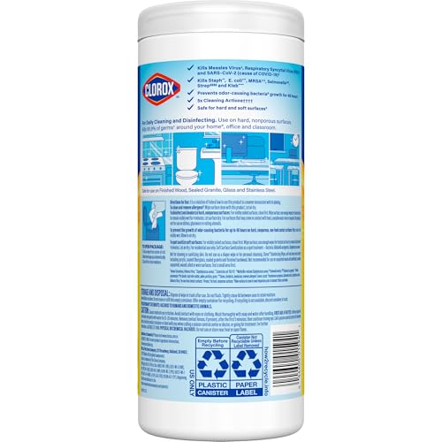 Clorox 1 Count (Pack of 1) / Yellow / 1 Disinfectant Wipes
