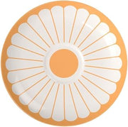Villeroy & Boch Fleur Cappuccino Saucer, Dimensions: Approx. 17.5 × 17.5 × 2.5 cm, Orange, Dishwasher Safe & Microwave Safe, Floral Decor, Premium Porcelain Coffee Saucer