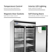 Atosa 43.8 cu. ft. / Stainless Steel / 43.8 cubic_feet Freezers