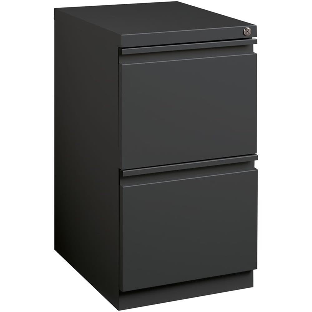 20" Deep 2 Drawer Mobile File Cabinet File in Charcoal by Hirsh Industries – One Size, Alloy Steel, Classic Charcoal, Model 19328