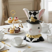 10 Strawberry Street Bunny Noir / 52 Ounces / 52.0 fluid_ounces Cookie Jars