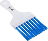 Supco BRS02026 Fin Wisk Brush | 3" Width x 2-1/8" Trim | 6-1/2" HVAC/R Condenser & Evaporator Coil Cleaning Whisk Brush | Plastic Handle Polyester Bristles for AC & Refrigerator Fins