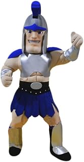 Blue Spartan Mascot Costume Adult Size for Men & Women with Built-in Fan Inside the Head