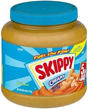 SKIPPY Peanut Butter, Creamy, 7 g protein per serving, 5 lb (Pack of 6)