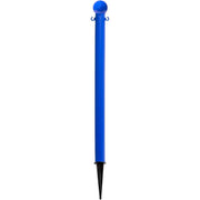 Light Duty 36" Ground Pole by Mr. Chain – 10"L x 17"W x 36"H, Hdpe With Uv Inhibitors, Blue, Model 91306