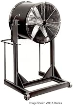 36" TEFC Aluminum Propeller Fan With High Stand 1-1/2 HP 14850 CFM