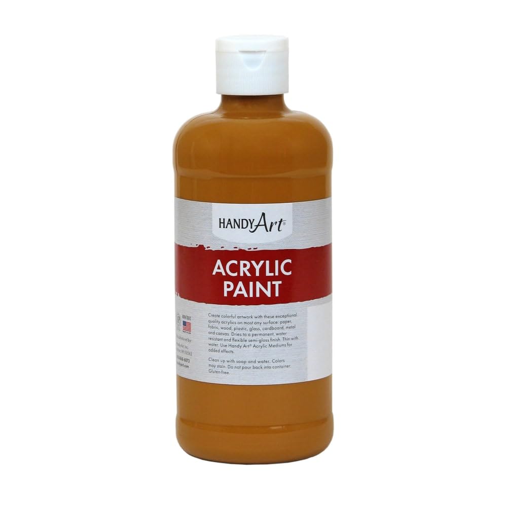 Acrylic Paint 16 OZ by Handy Art – 16 ounces, Acrylic, Model 101093-3