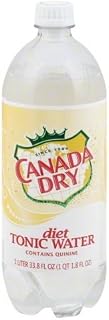 Canada Dry Diet Tonic Water, 33.8 Fl Oz (Pack of 15)