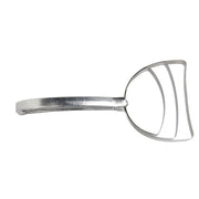 Bone Dust Scraper square 3-1/2" diameter by ALFA – Aluminum, Silver, Model 077BSS