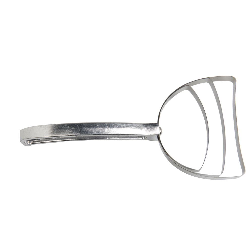 Bone Dust Scraper square 3-1/2" diameter by ALFA – Aluminum, Silver, Model 077BSS