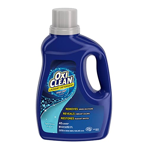 OxiClean 60 Fl Oz (Pack of 1) / Sparkling Fresh Scent / Blue Liquid Detergent