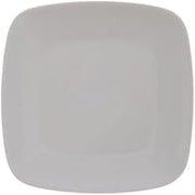 Elite Global Solutions D7SQR-NW Round-Edge White Square Melamine Plate - 7" L x 7" W x 3/4 H