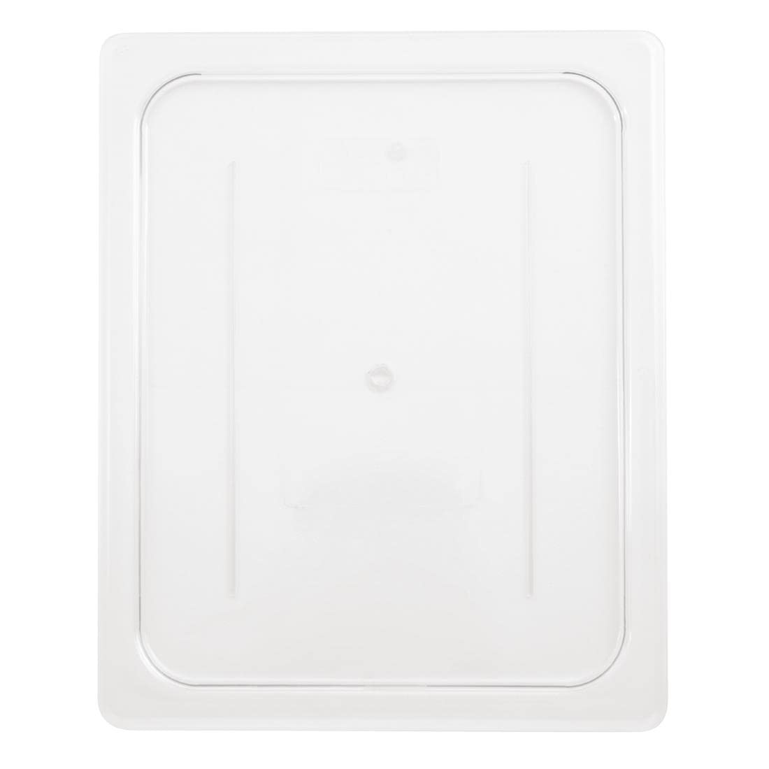 20CWC135 Camwear Food Pan Cover 1/2 size flat clear - Case of by Cambro – 1/2 size, Polycarbonate, transparent, Model DC663