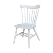 Parawood Dining Chair with Solid-Wood Frame by Furnifact – Parawood, White