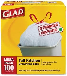 Glad Tall Kitchen Drawstring Trash Bags