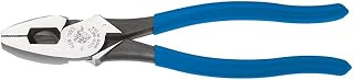KLEIN TOOLS D2000-9NETP Lineman's Fish Tape Pulling Pliers, Made in USA, High Leverage Design with Handle Tempering for comfort when Cutting, 9-Inch