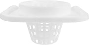 Mop Bucket Attachment Plastic Water Draining Basket for Cleaning Buckets | White Insert, Efficient Wringing and Splash Reduction, Offices and Homes