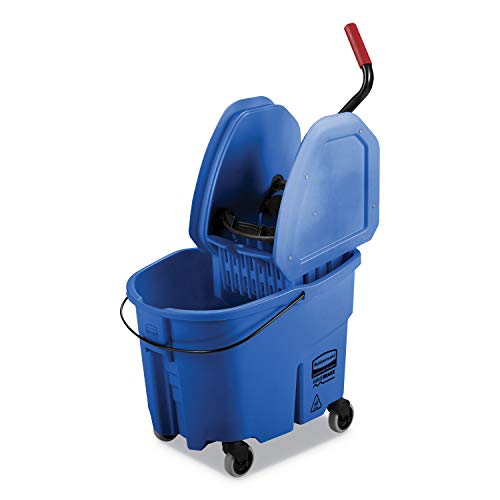 Rubbermaid Commercial Products Blue / 35 Qt / Mop Bucket&Wringer Buckets