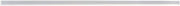 HUBERT Clear Plastic Peel and Stick Quick Clip Sign Holder - 24"L x 7/8"H