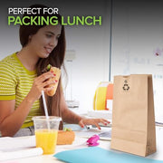 Stock Your Home 1000 / 6 Lb / Brown Food Storage Bags