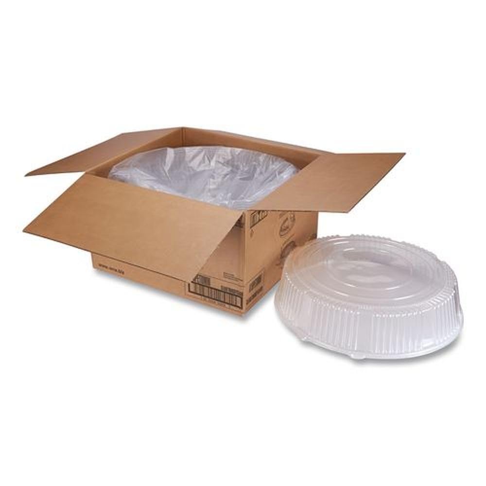 Caterline Dome Lids, Plastic, 18" Diameter x 2-3/4"High, Clear (WNAA18PETDM)