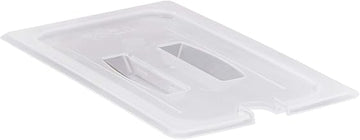 Cambro 30PPCHN190 Food Pan Lid 1/3 Polypropylene With Notched Handle Translucent Case of 6