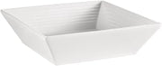 CAC China TGO-B8 Tango 42-Ounce Bone White Porcelain Square Bowl, 8-Inch, Box of 24