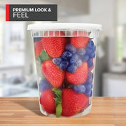 Stock Your Home 32 oz/48 Count / multi-colored / 32.0 ounces Container Sets