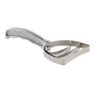 Bone Dust Scraper square 3-1/2" diameter by ALFA – Aluminum, Silver, Model 077BSS