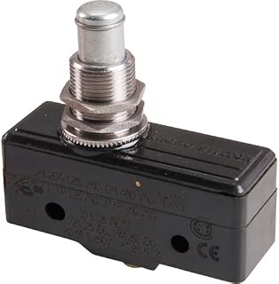 Nu-Vu Black Push Button Oven Door Switch (ON-NONE-OFF)