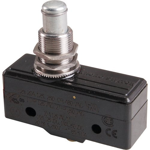 Black Push Button Oven Door Switch (ON-NONE-OFF) by Nu-Vu – Black, Model 252-2004OEM