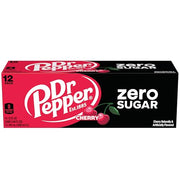 Dr Pepper Zero Sugar Cherry / 12 Fl Oz (Pack of 12) / 1 Soft Drinks