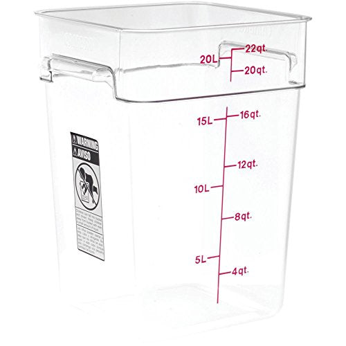 Cambro Clear / 22 QT / 1 Container Sets