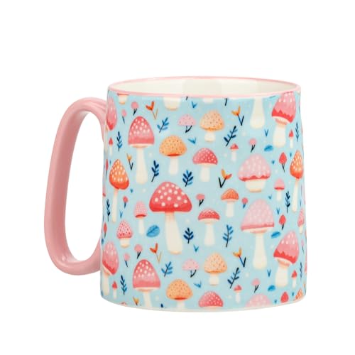 10 Strawberry Street 18 fl. Oz. / Petalcap Mushroom Meadow / Modern Coffee Cups & Mugs