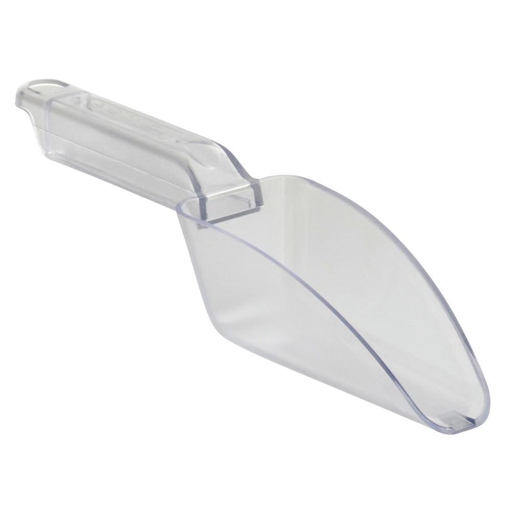 Clear Polycarbonate Serving Scoop by HUBERT – Medium, Polycarbonate (PC), Clear, Model 404001