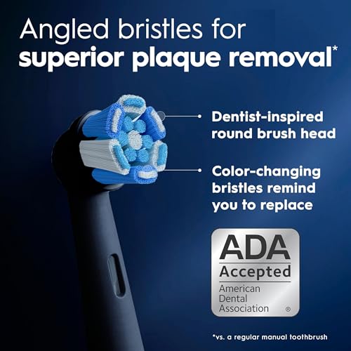 Oral-B Black / 1 Count (Pack of 5) / 5 Toothbrush Replacement Heads