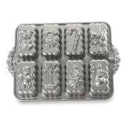 Nordic Ware Silver / Holiday Mini Loaves Pan / 6 Cups Specialty & Novelty Cake Pans